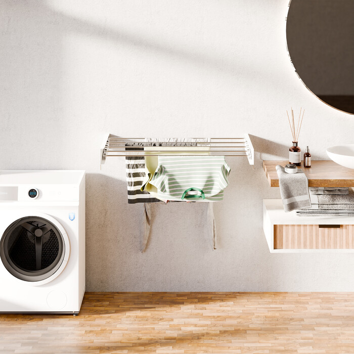 Relaxdays Wall-Mounted Clothes Rack