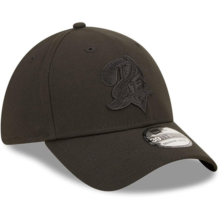 Кепка New Era 39Thirty Stretch Tampa Bay Buccaneers (S-M, Чорна) - Офіційна ліцензійна кепка NFL