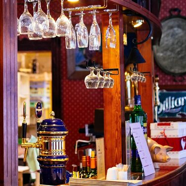 Настінний тримач для келихів вина, полиця для келихів, органайзер для келихів, 30 см, 1 ряд (B)