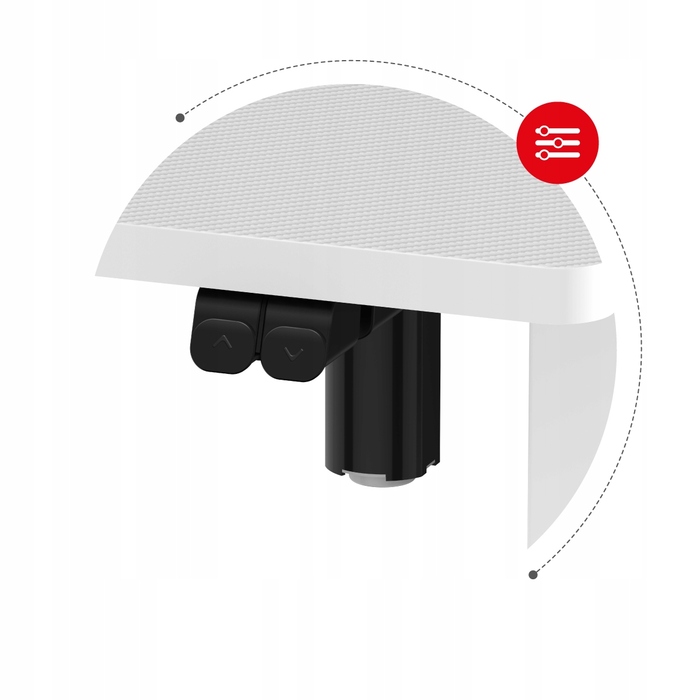 Електричний стіл для роботи 100 см Huzaro Hero 7.9 White з плавним регулюванням висоти