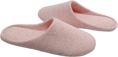 Чоловічі та жіночі бавовняні тапочки для дому ofoot, літні, зручні, з піною Memory, антиковзаюча підошва, 40/41 EU, рожеві
