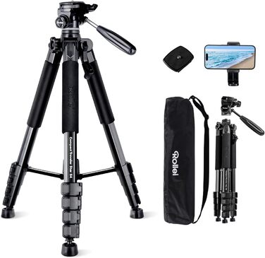 Штатив Rollei Compact Traveler Star S4, 188 см, легкий, з кульковою головкою для DSLR та смартфонів