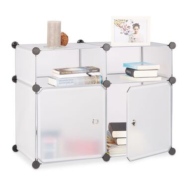 Relaxdays 4-Compartment Shelf System