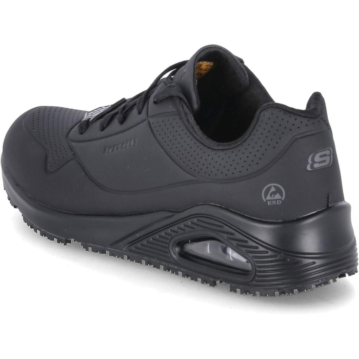Черевики Skechers UNO SR для жінок, робочі кросівки, чорний, синтетика, розмір 39 EU