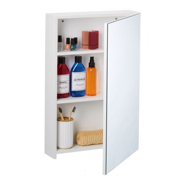 Relaxdays Bathroom Mirror Cabinet