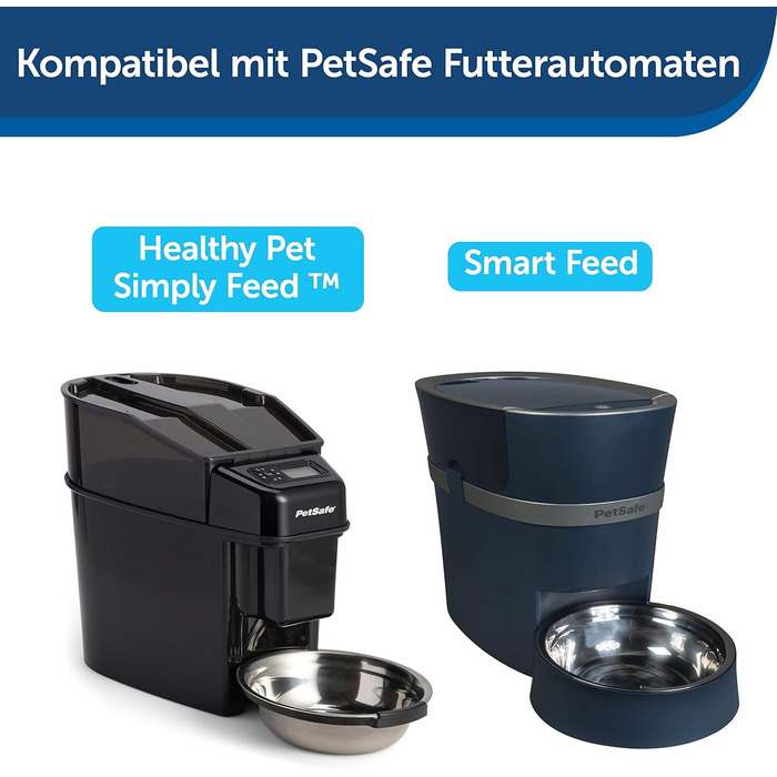 Автоматичний годівник PetSafe для 2 тварин: собак та котів, з мискою, BPA-free пластик