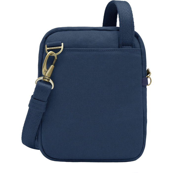 Сумка-тоут Travelon Anti-Theft Courier Navy - захист від крадіжки
