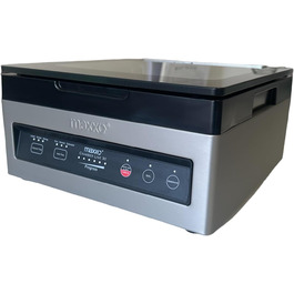 Професійний вакууматор Maxxo VM Profi з подвійною зварювальною лінією, 20 л/хв, 900 мбар, для продуктів харчування, з нержавіючої сталі (камерний вакууматор VM ChamberLine 30)