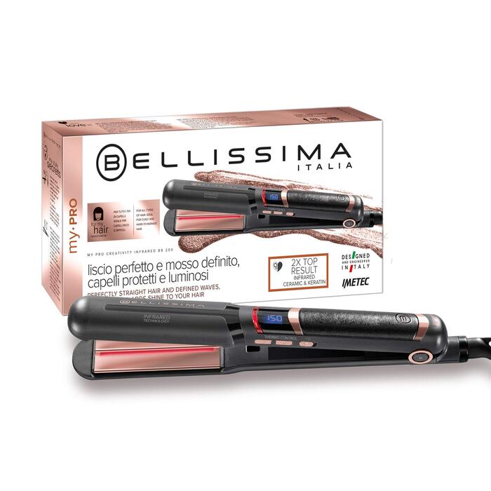 Випрямляч для волосся Bellissima Imetec Creativity Infrared з іонізацією та керамічним покриттям