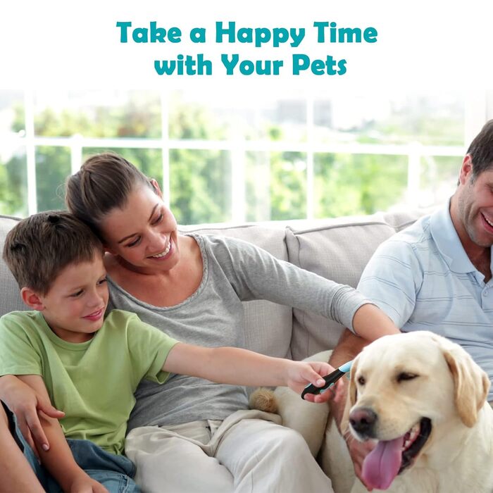 Щітка для грумінгу собак, видалення шерсті, для цуценят, Yorkie, Пуделя, Кішки, блакитна