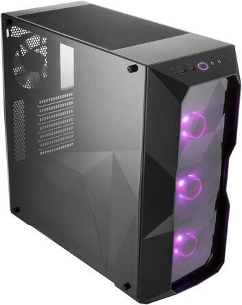 Корпус для ПК Cooler Master MasterBox TD500 Mesh ARGB, 3 вентилятори по 120 мм, загартоване скло, білий (TD500)