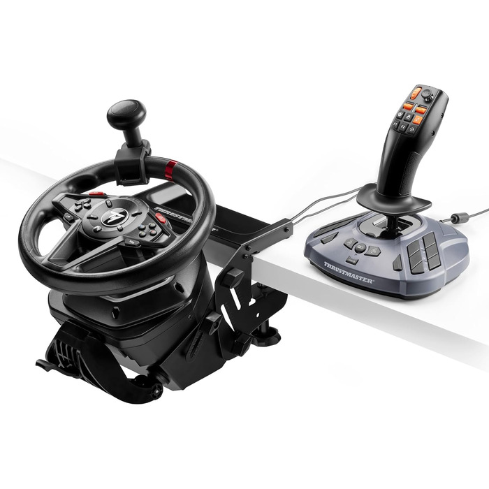 Рульове колесо Thrustmaster T128 – Комплект для симуляторів вантажівок та сільського господарства – з Force Feedback – Офіційно для Xbox та PC