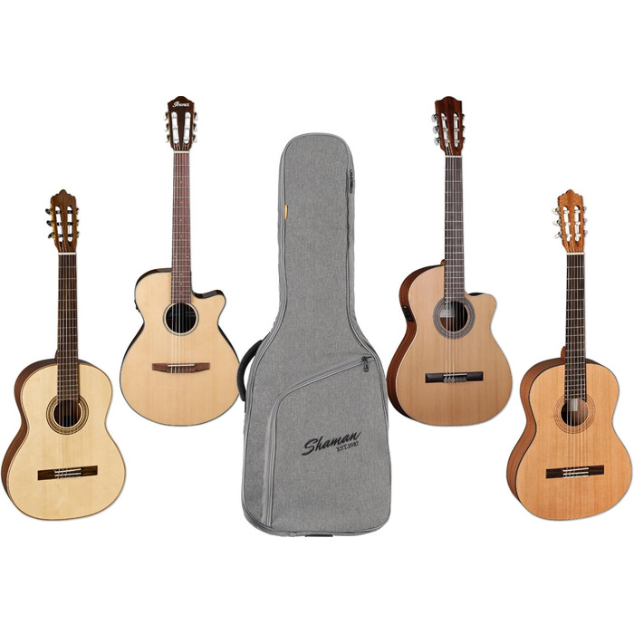 Чохол для гітари Shaman WGB-115 GY Premium-Line - Водовідштовхуючий, міцний, з рюкзак-переноскою та кишенею для аксесуарів