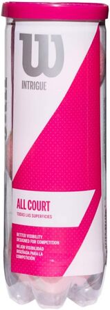 Тенісні м'ячі Wilson Intrigen All Court Pink (1/2 упак.)