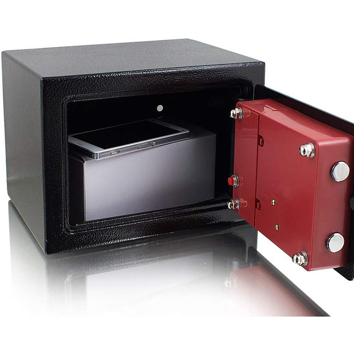 Електронний мінісейф Safe Tresor для стін, меблів, готелів (чорний)