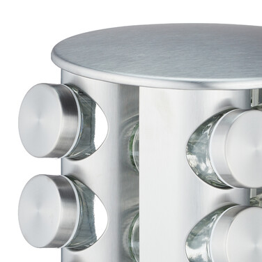 Relaxdays Stainless Steel Spice Carousel