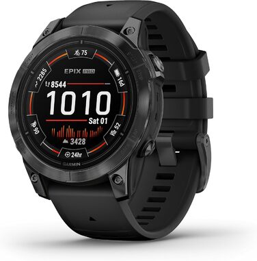 Розумний годинник Garmin Epix Pro 47mm: GPS, AMOLED, 60 спортивних програм, GarminPay