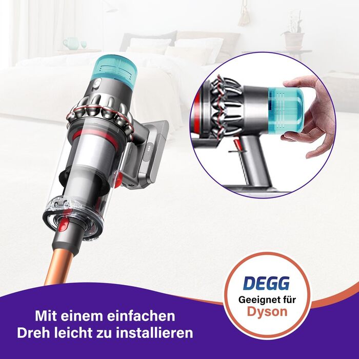 Фільтр HEPA для пилососа Dyson V11 та V15 від DEGG, комплект 2 шт.