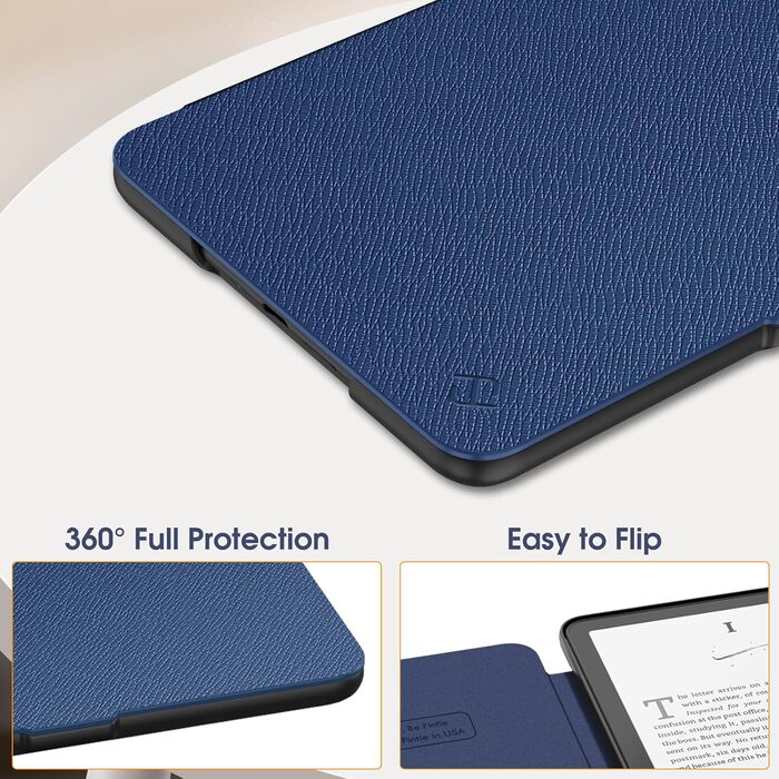 Чохол Fintie для Kindle Paperwhite 12-го покоління (2024/2025) - авто-сон/пробудження, Marineblau
