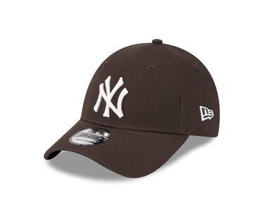 Кепка New Era New York Yankees MLB League Essential 9Forty, коричнево-біла, регульована, 940-Yankees-Brown
