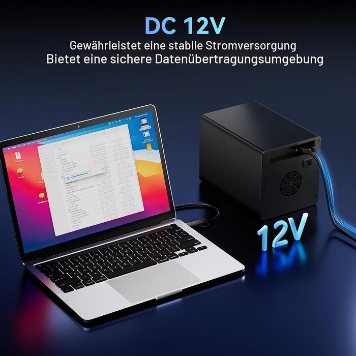 Зовнішній RAID корпус для HDD/SSD на 2 відсіки 2.5