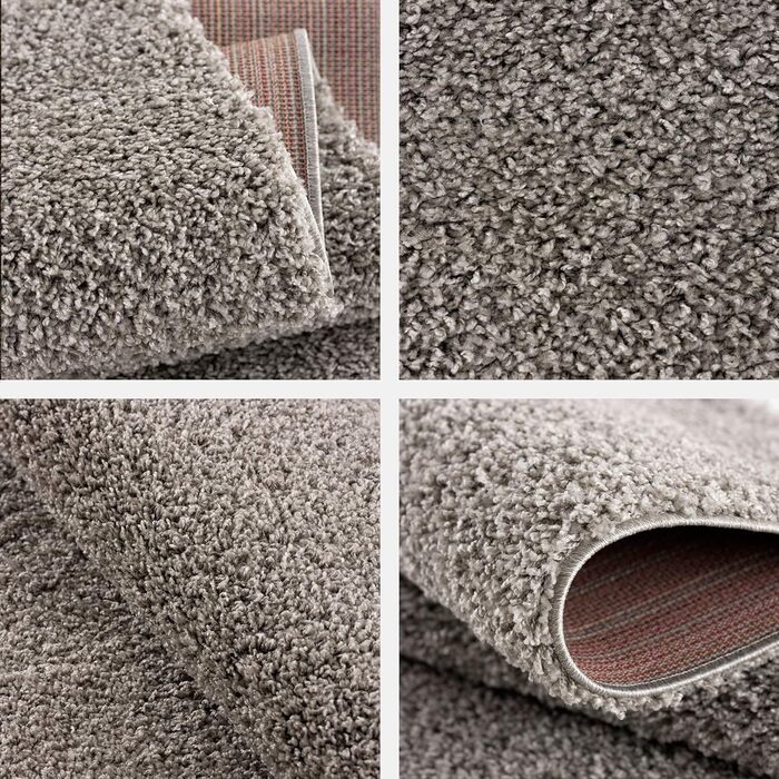 Килимок для вітальні Impression - Екологічний сертифікований килим, колір сірий, розмір 80x150 см