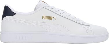 Кросівки Puma Smash V2 LS - унісекс, білий/темно-синій/золотий, 43 EU
