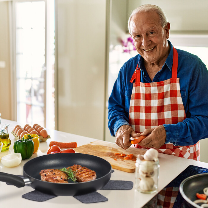 Relaxdays 8-Piece Felt Pan Protectors