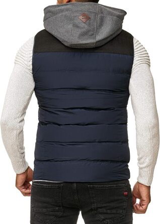 Чоловіча тепла жилетка Blackrock з капюшоном та коміром - Navy (темно-синій)