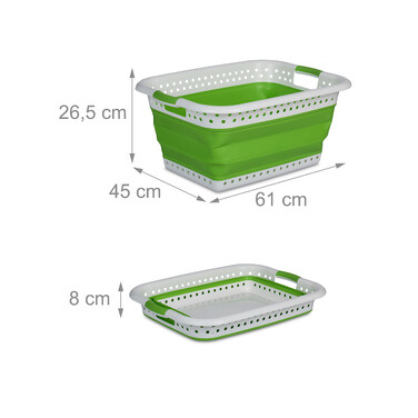 Relaxdays Foldable Laundry Basket, 36 Liter