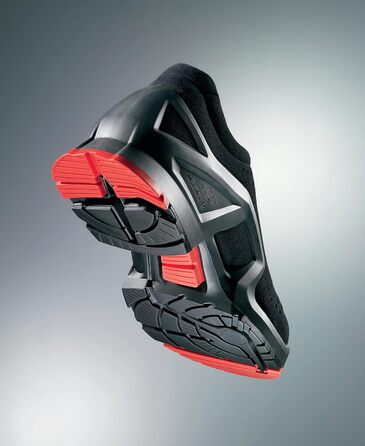 Черевики захисні Uvex 1 x-tended Support, S1 P SRC, для жінок та чоловіків, чорно-лімоний, 44 EU