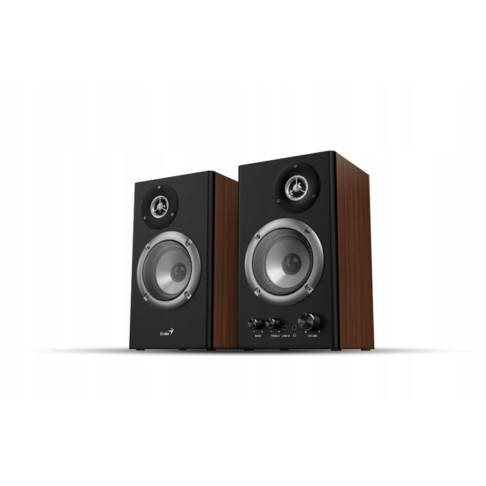 Акустична система GENIUS SP-HF1200B, 2.0, 36 Вт, дерев'яний корпус