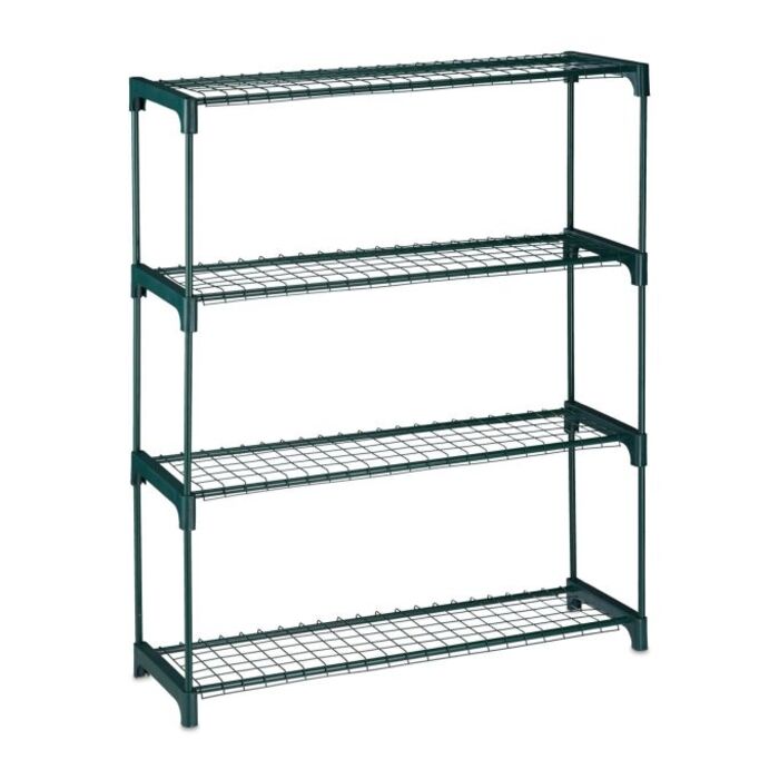 Relaxdays 2-Tier Plant Shelf Set with 4 Shelves