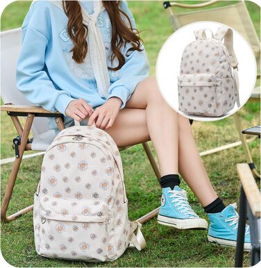 Шкільний рюкзак для дівчаток: легкий, для підлітків, з відділенням для ноутбука (вишня)