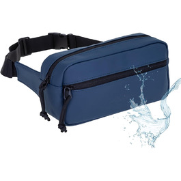 Сумка на пояс, бананка Wimmerl Elephant 12827, водонепроникна, унісекс, для чоловіків та жінок, з брелоком (синій)