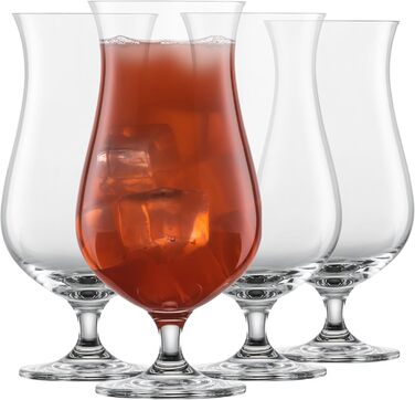 SCHOTT ZWIESEL Hurricane Glasses Bar Special (Set of 4), voluminous cocktail glasses for creative mixed drinks, dishwasher-safe Tritan crystal glasses, Made in Germany (Art.-No. 123628)