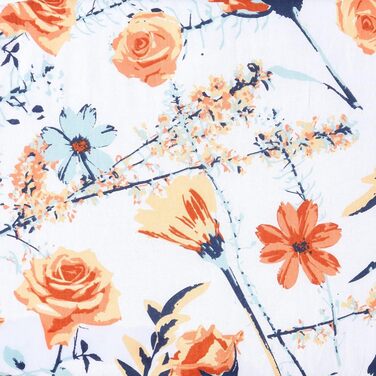 Чохол для прасувальної дошки з квітковим малюнком, шнурок, стандартний розмір (38,1 x 137,2 см)