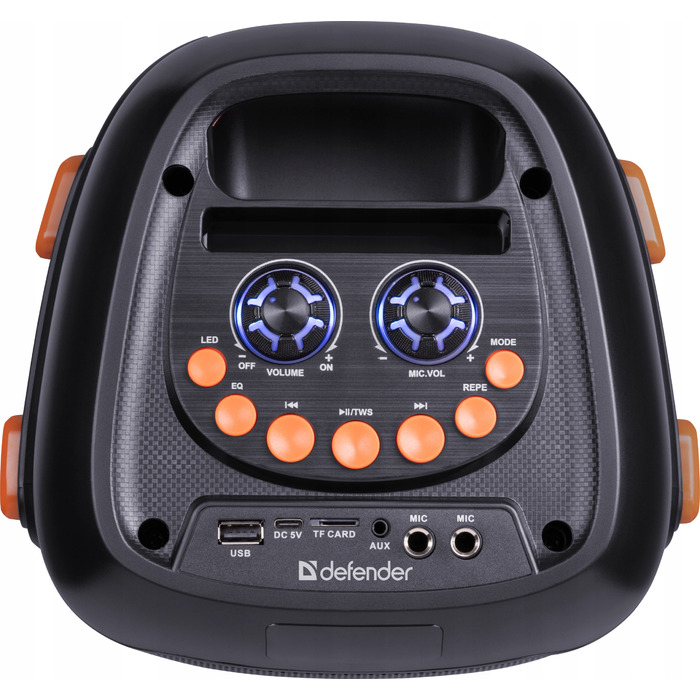 Портативна колонка Defender BOOMER 25, чорна, 25 Вт