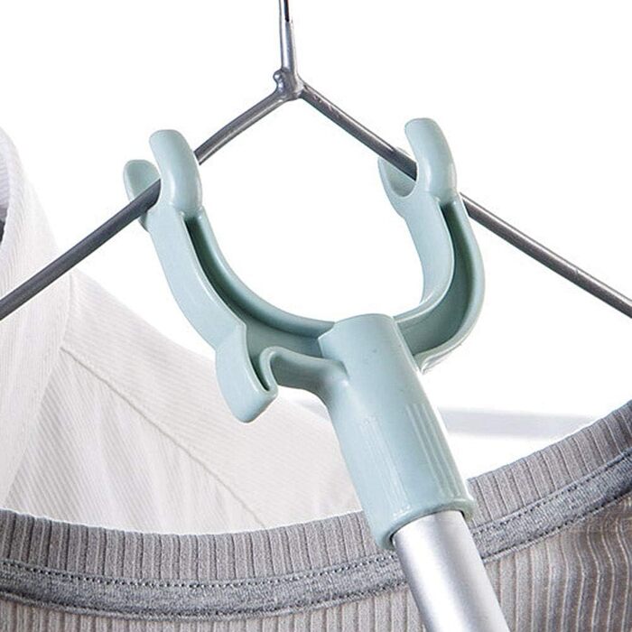 Kagodri Extendable Rods, Adjustable Clothes Hanger with Hook, Aluminum Tube, Clothes Hanger with All-Purpose Hook, a Good Helper at Home for Hanging Shirts, Pants, and Jackets