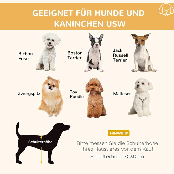 PawHut® вольєр для цуценят, огорожа для собак, вольєр-загон, 120x60x80 см (різнокольоровий)