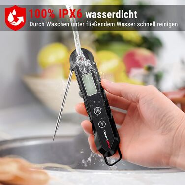 Термометр для м'яса ThermoPro TP03H: точний, швидкий, водонепроникний (IPX6)