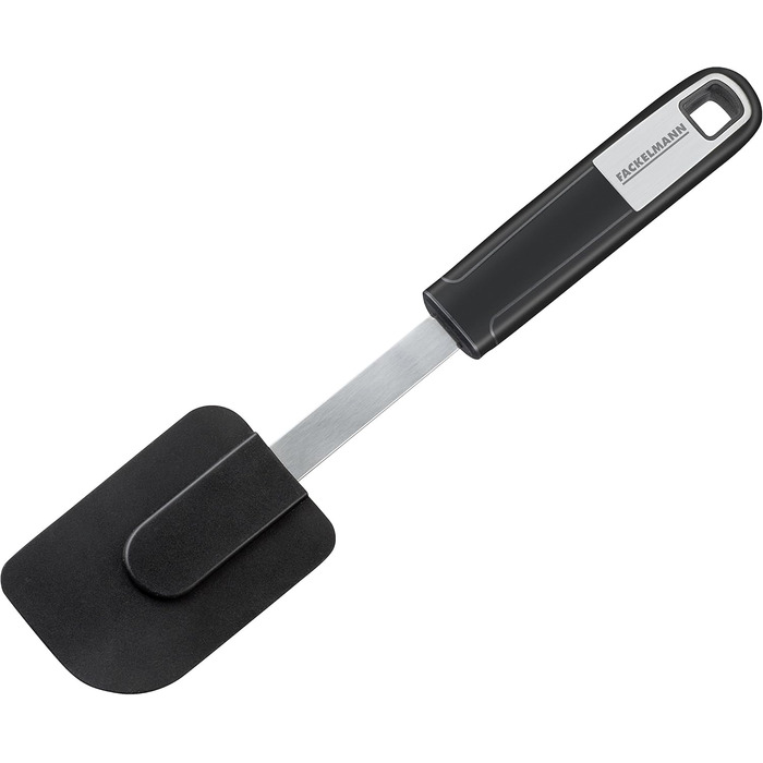 Міксер Fackelmann SENSE 26 см для посуду з антипригарним покриттям, з нержавіючої сталі, з м'яким зручним руків'ям (срібно-чорний)