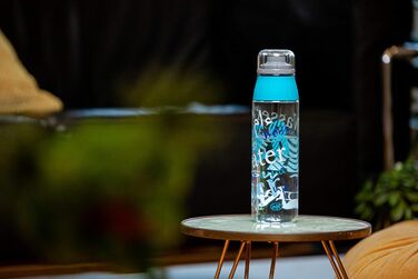 alfi Tritan Water Bottle, BPA-Free, 700ml, tritanBottle Coral, Leak-Proof, Carbonated Drink Safe, Dishwasher Safe, 5495.110.070 Bottle for Togo, School, Sports, Hiking, Leisure (Water Blue)
