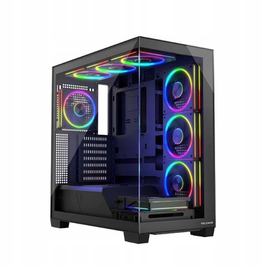 Корпус для комп'ютера Modecom Volcano Stellar ARGB Midi 8F Black