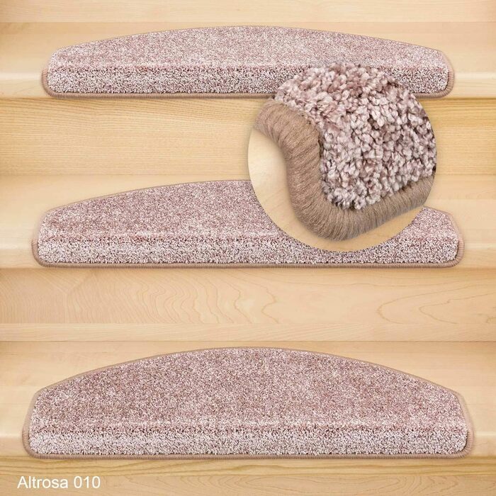 Ступеневі килимки Ventura від Kettelservice-Metzker: 16 шт. (старорожевий, 18 шт.)