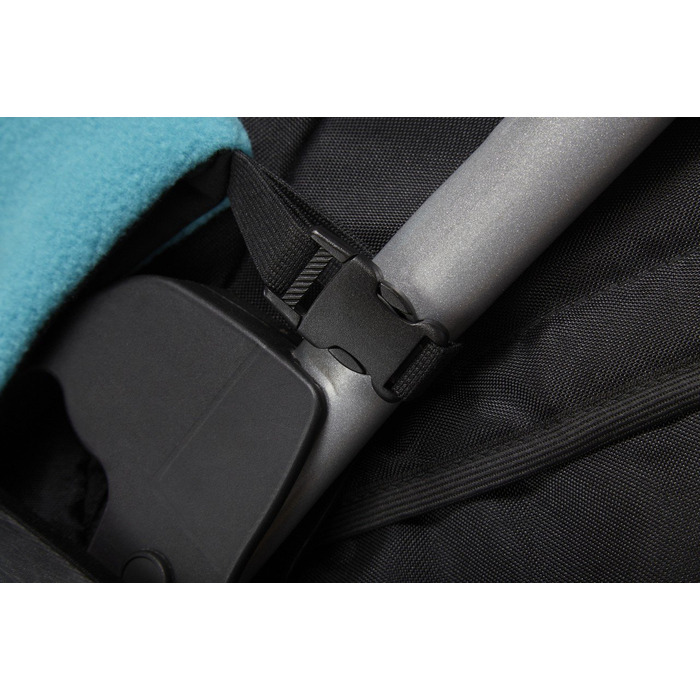 Термоковдра для дитячого візка ByBoom Softshell 70x100 см, універсальна, чорна/фуксія