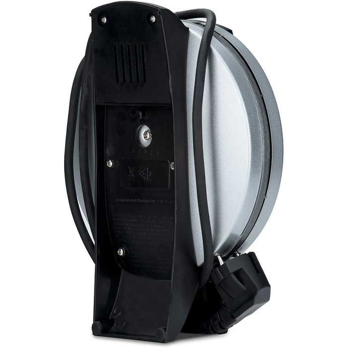 Вафельниця Cloer 1629 для класичних вафель у формі серця, 930 Вт, розмір вафелі 15,5 см, регульований ступінь прожарювання, метал, сріблястого кольору