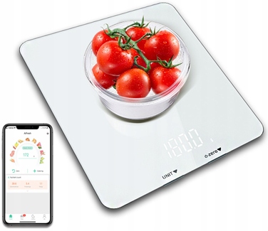 Кухонні ваги Media-tech Smart Diet Scale, сріблястий/сірий, 5 кг