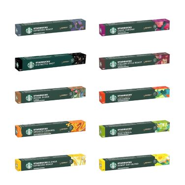 Капсули для кави Nespresso Discovery Variety Pack Starbucks – 100 шт. (різні обсмажки)