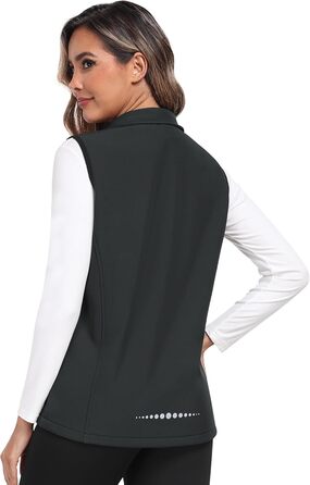 Жіноча софтшеллова жилетка MoFiz для активного відпочинку: трекінг, вандерінг, біг. Сіра, M